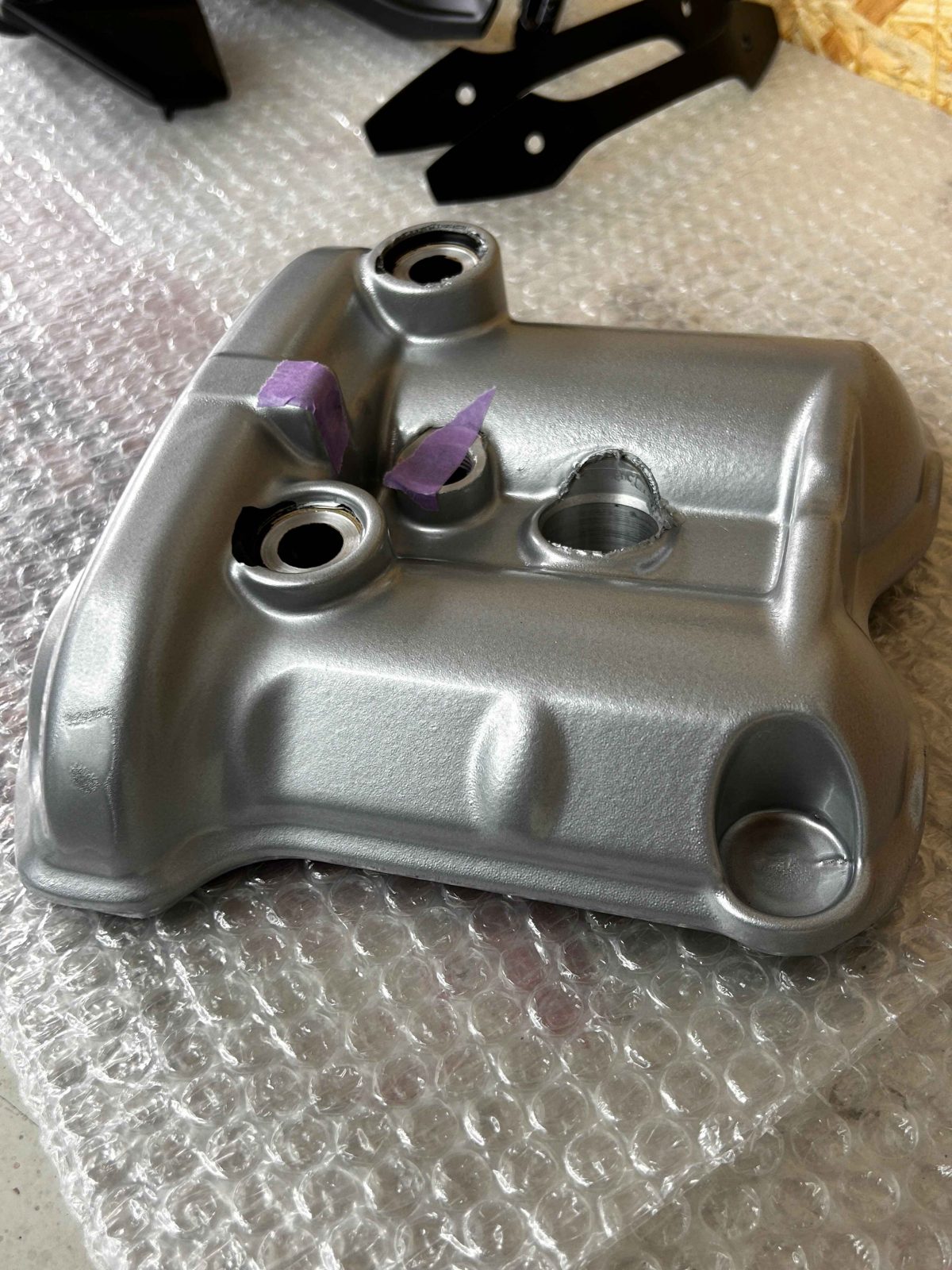 Couvre culasse teinte Porsche - Peinture accessoire NAVAL Production - Avant